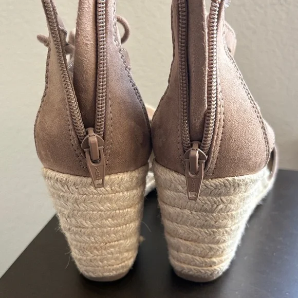 Target Tan Espadrille Lace-Up Shoes - Picture 5 of 7